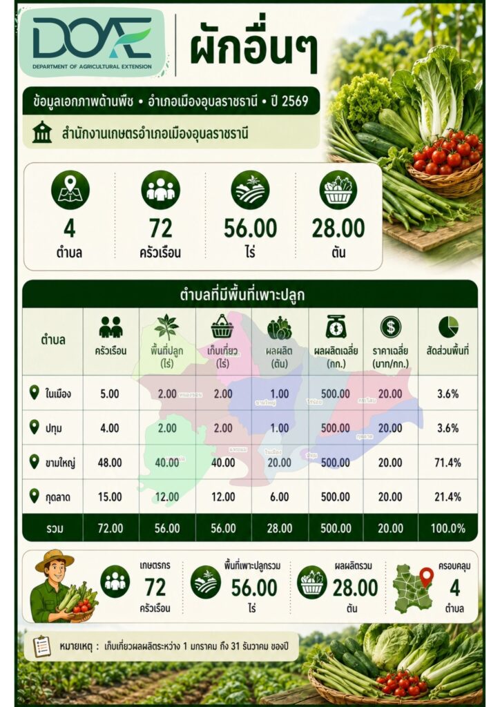 2 ผักอื่นๆ